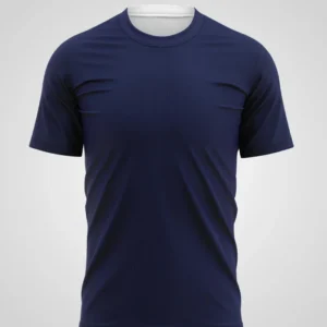 Round Neck Navy Blue